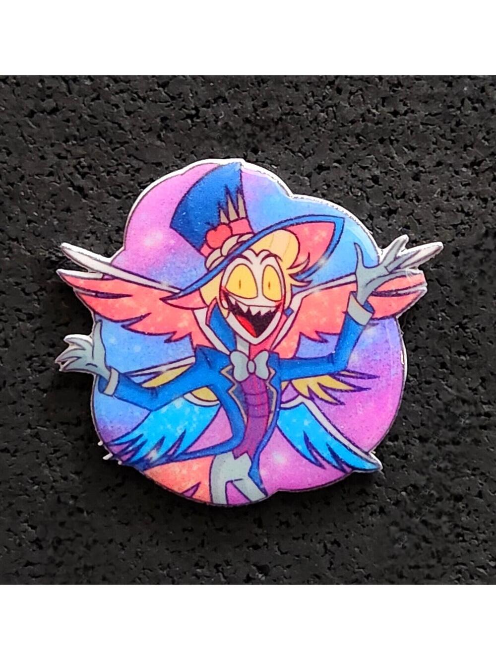 Lucifer Pride Month pin - Hazbin Hotel